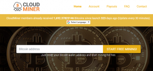 CloudMiner Bitcoin mining