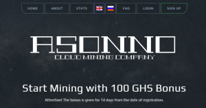 ASONNO Cloud Mining