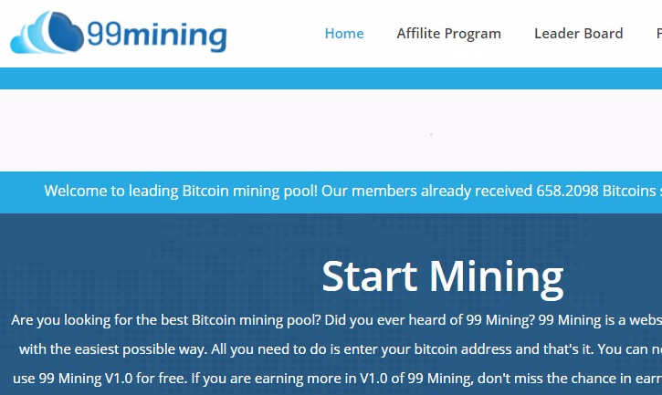 99mining bitcoin