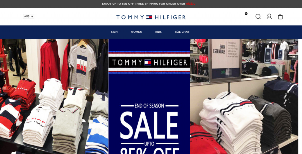 Tommy hilfiger sale official website