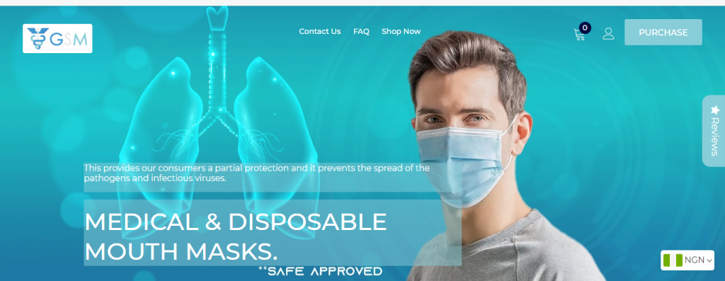 Globalsafetymask Home image