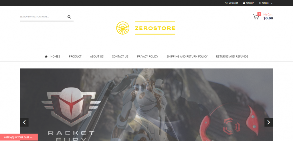 Zerostore Online Store image