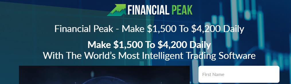 Financial Peak Landing Page