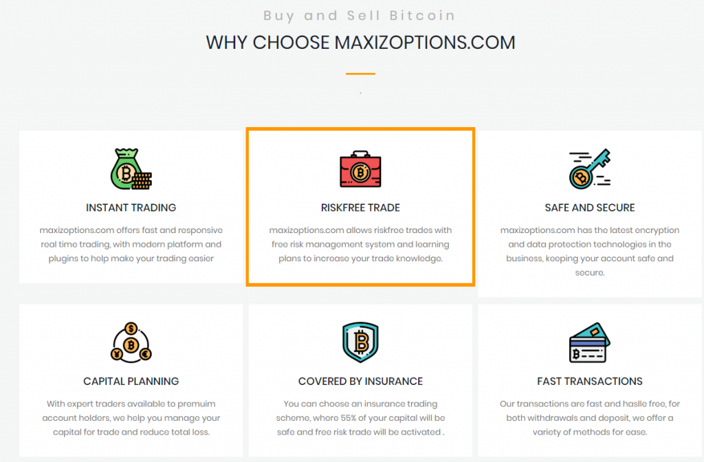 Maxiz option features