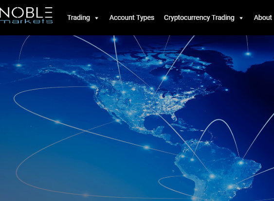 Noble-markets.com Landing Page