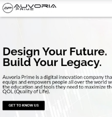 Auvoria Prime landing page