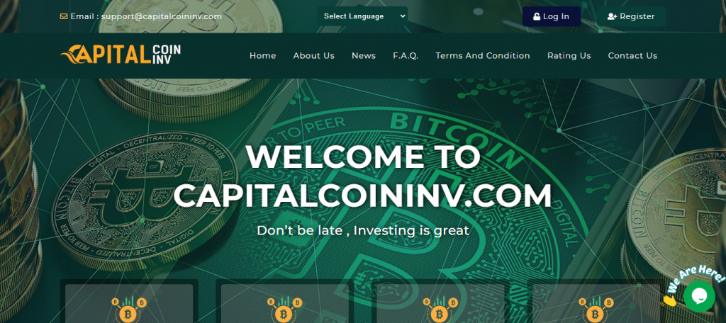 Capitalcoininv Homepage