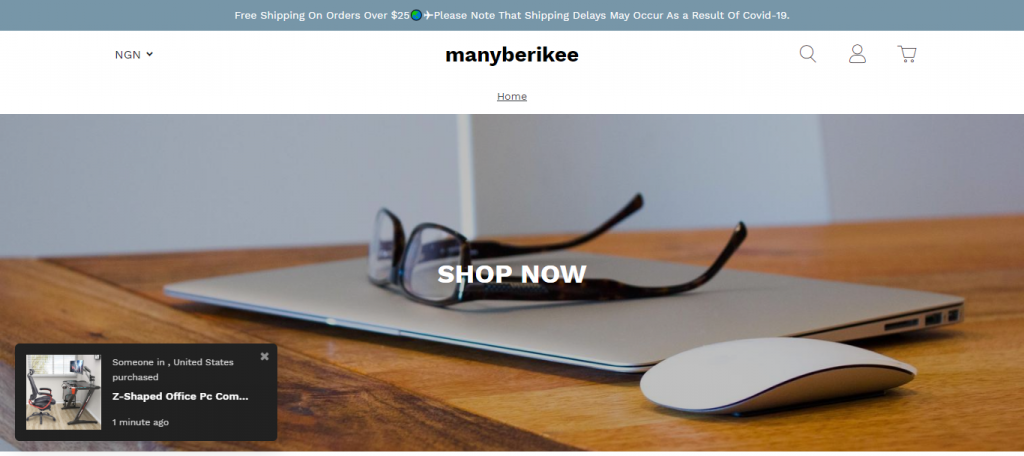 Manyberikee Homepage