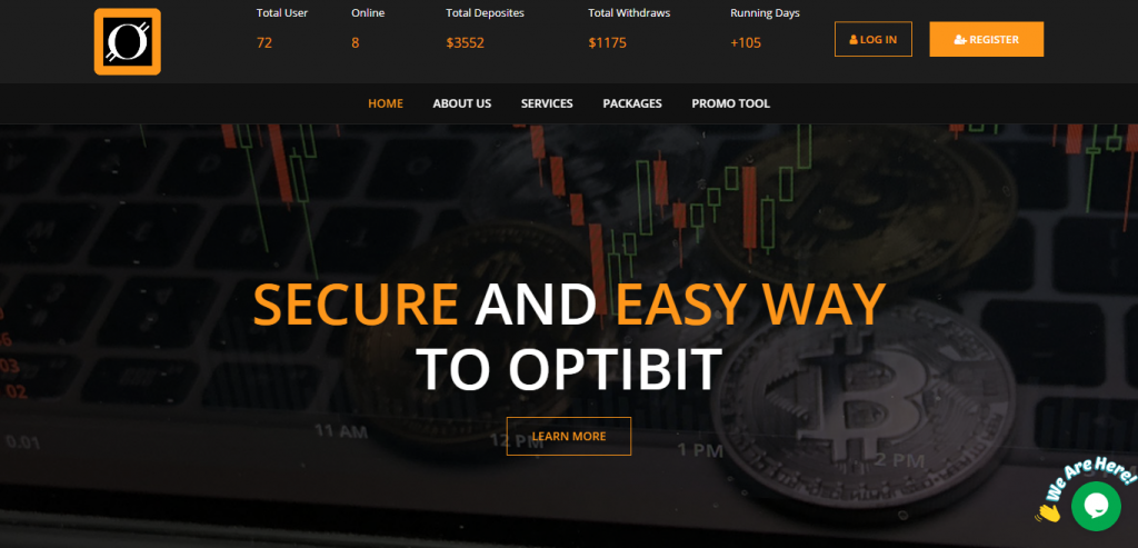 Optibit Homepage