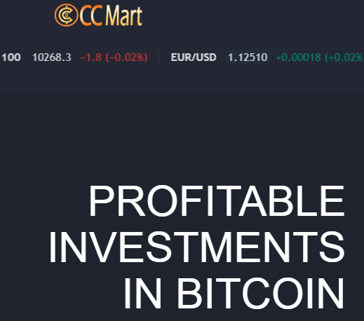 CCMart Landing page