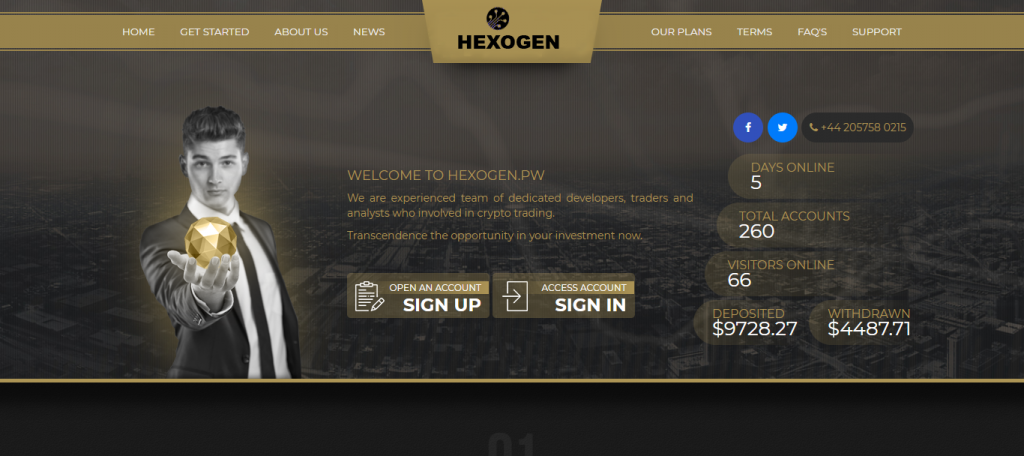 Hexogen Homepage