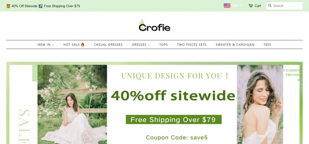 Crofie Homepage