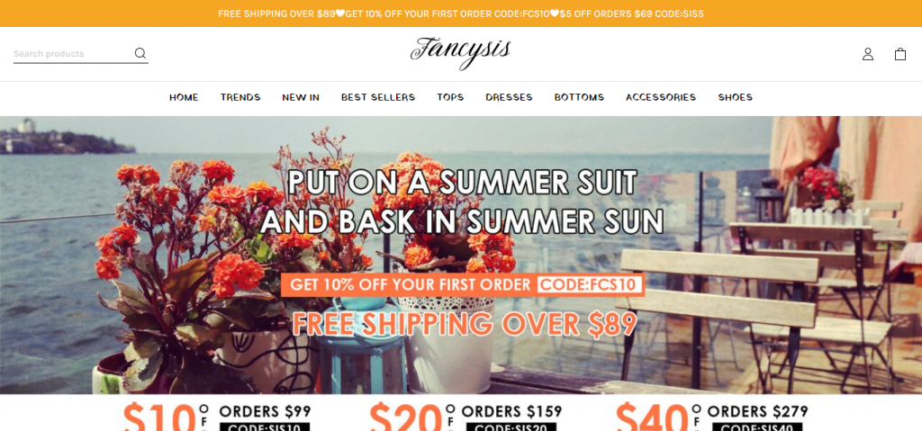 Fancysis.com Homepage