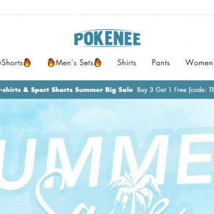 Pokenee Store Homepage