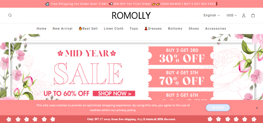 Romolly Homepage