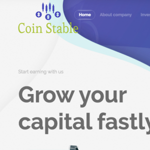 Coinstable Homepage