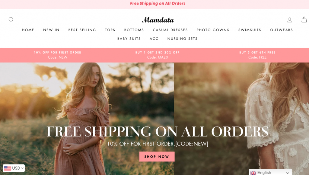 Mamdata.com Homepage