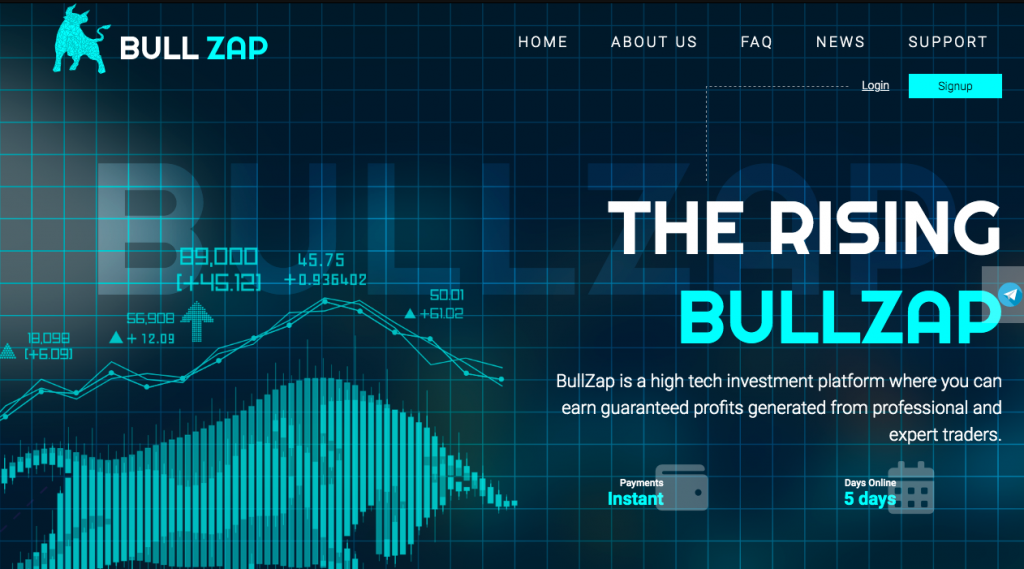 Bullzap Homepage