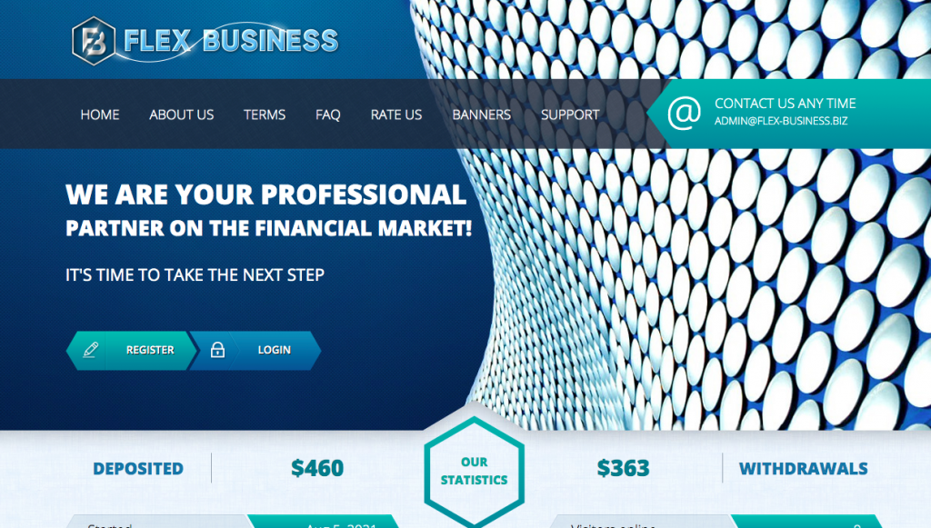 Flex-business Homepage