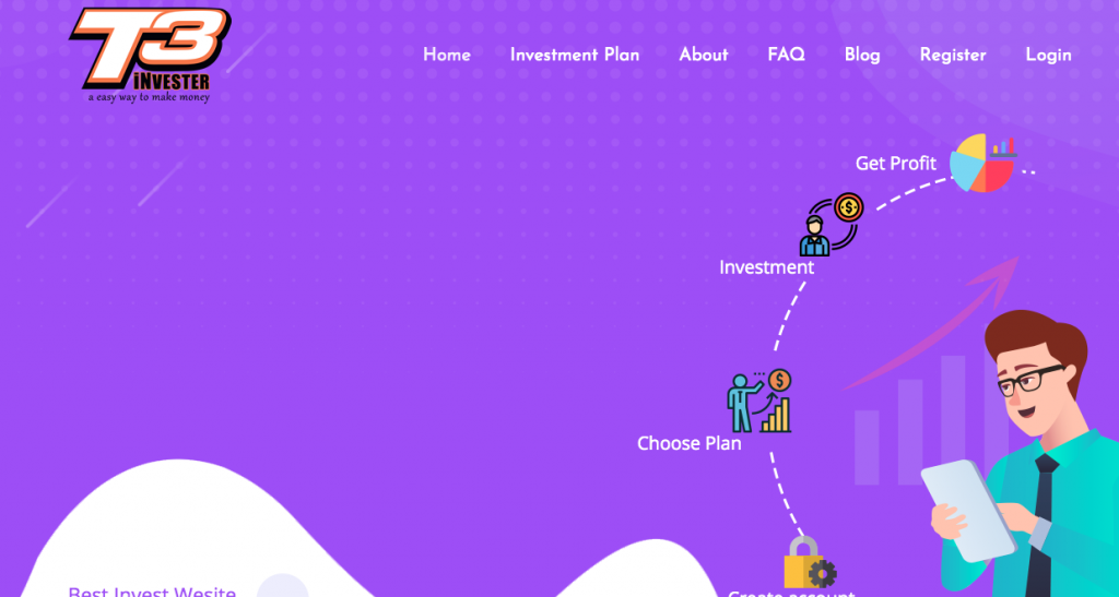 T3invester Homepage